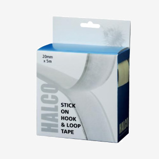Halco Stick On Hook and Loop Roll 20mm x 5m 20AWHL5(BOX) HA76987
