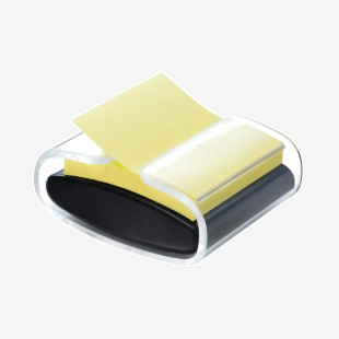Post-It Pro Z-Note Dispenser Black PRO-B-1SSCY-R330 3M05438