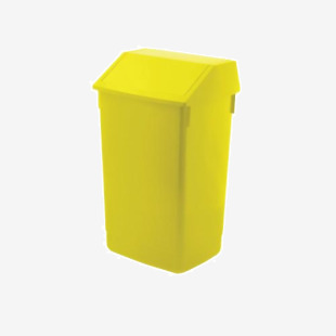 Addis Fliptop Bin 60 Litre Yellow AG813423 AG813423