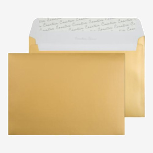 C5 Wallet Envelope Peel and Seal 130gsm Metallic Gold (Pack of 250) 313 BLK93029