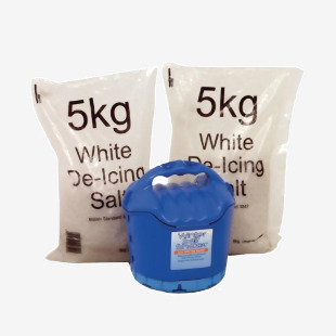 Handheld Salt Shaker and 2xBags of White Salt 5kg 389106 WE35434