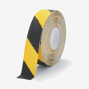 Durable DURALINE GRIP+ Strong Anti Slip Hazard Warning Floor Tape 50mmx15m YellowBlack 1097130 DB73383
