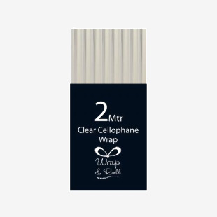 Eurowrap Cellophane Wrap Roll 2m Clear 30933-GWCC-S EU20612