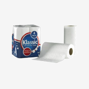Klassic Kitchen Roll White (Pack of 24) 1105090 CPD00161