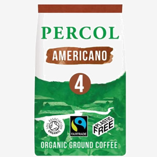 Percol Fairtrade All Day Americano Ground Coffee 200g - PACK (6) NWT094P
