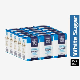 Tate & Lyle Granulated Sugar 1kg - PACK (15) NWT113P