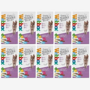 Webbox Cats Delight Mini Mix Sticks for Kittens 16’s - PACK (10) NWT6492P