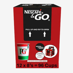 Nescafe & Go PG Tips White Sleeve of 8 - PACK (12) NWT8179P