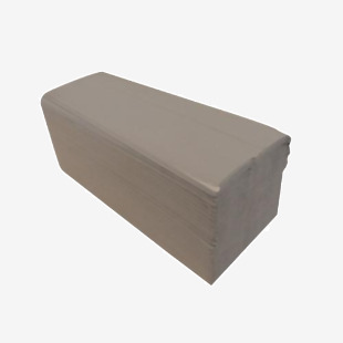 2Work C-Fold Hand Towels 1-Ply Natural 310x220mm (Pack of 2640) 2W00878 2W00878