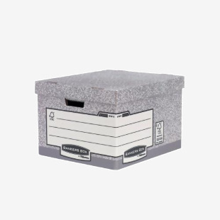 Bankers Box Heavy Duty Storage Box 333x390x285mm (Pack of 10) 0081801 BB70945