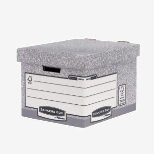 Bankers Box Heavy Duty Storage Box 333x390x285mm (Pack of 10) 0081801 BB70981