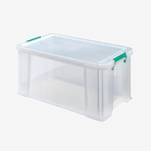 StoreStack 54 Litre Storage Box 640x380x310mm Clear RB77234 RB77234