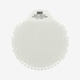 P-Wave Slant6 Urinal Screen Honeysuckle (Pack of 10) WZDS60HS PW22130