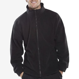 Beeswift Standard Full Zip Fleece Jacket Black Medium FLJBLM BSW09543