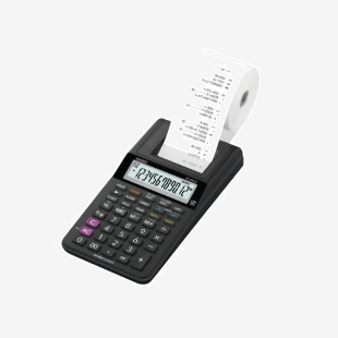 Casio HR-8RCE Printing Calculator Black Compatible with 58mm printing rolls HR8 RCE CS09960