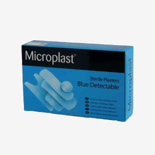 Microplast Blue Detectable Plasters Assorted Sizes (Pack of 100) 86931 WAC00317