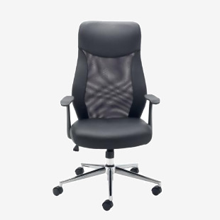 First High Back Operators Chair Mesh Back Black KF74830 KF74830