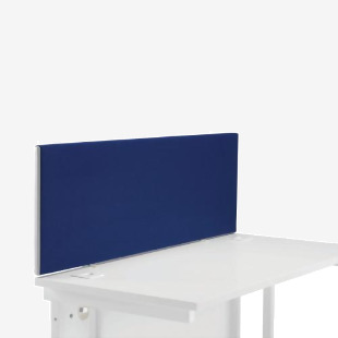 First Desk Mounted Screen 1200x25x400mm Special Blue KF74836 KF74836