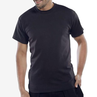 Beeswift Click Heavyweight Cotton T-shirt Black 4XL CLCTSHWBL4XL BSW25271