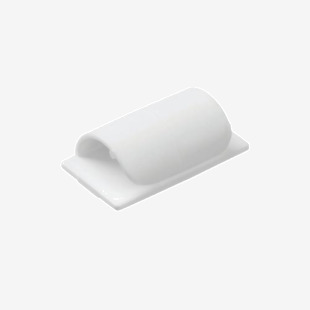D-Line Cable Clips Self-Adhesive White (Pack of 20) CTC1P20PK DL64784