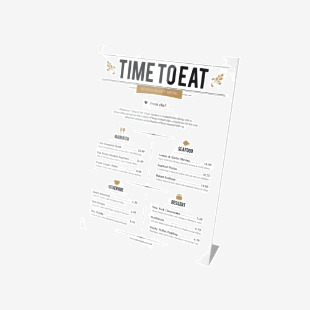 Announce Slanted Sign Holder A5 DF47501 DF47501