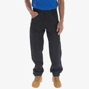 Beeswift Click Action Work Trousers Black 30 AWTBL30 BSW00729
