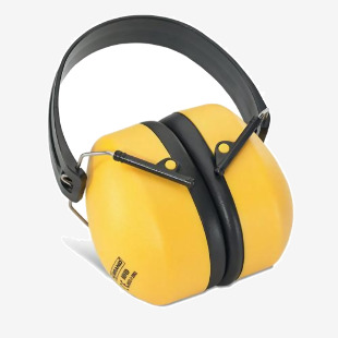 Beeswift Folding Ear Defender SNR30 Yellow BBFED BSW00834