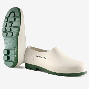 Dunlop Wellie Waterproof Non-Safety Shoe 1Pr White 8 WG08 DLP34759