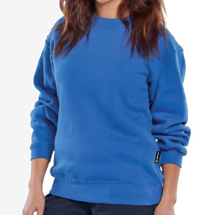 Beeswift Click Polycotton Sweatshirt Royal Blue 2XL CLPCSR2XL BSW01904