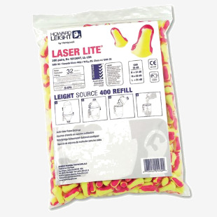 Howard Leight Honeywell Laser Lite LS400 Refill (Pack of 200) Yellow HL1013047 HNW01432