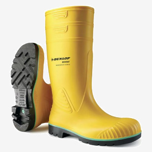 Dunlop Acifort Heavy Duty Waterproof Full Safety Waterproof Boots 1Pr Yellow 7 A4422B107 DLP36423