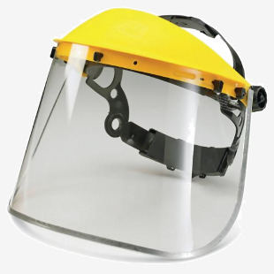 Beeswift Metal Edge Face Visor 8 Inch Clear BBMEFV8 BSW10957