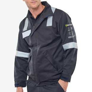 Beeswift ARC Woven Jacket Fire Retardant Anti-static Navy Blue 4XL CARC920N4XL BSW24913