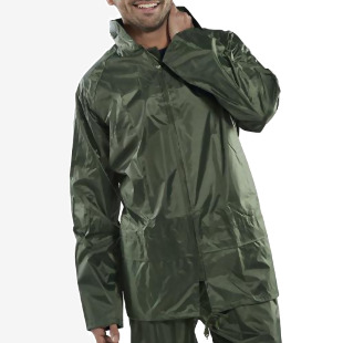 Beeswift Nylon B-Dri Weather Proof Jacket Olive Green 2XL NBDJO2XL BSW03981