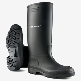 Dunlop Pricemastor Non Safety Waterproof Wellington Boots 1Pr Black 11 BBB11 DLP30116