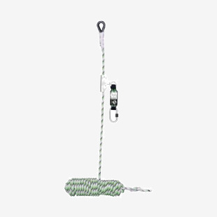 Kratos Fall Arrester on Kernmantle Rope 10m WhiteGreen HSFA2010210 BSW40173