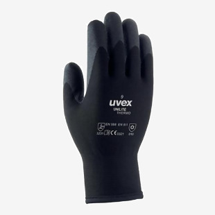 Uvex Unilite Thermo Gloves 1Pr Black 10 60593-10 UV03292