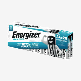 Energizer Max Plus AA Batteries (Pack of 20) E301323500 ER42337