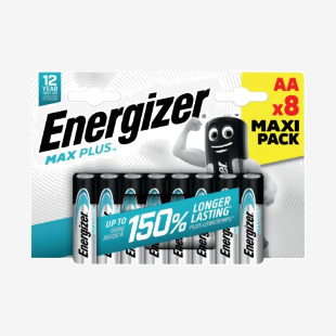 Energizer Max Plus AA Battery (Pack of 8) E303322300 ER43736