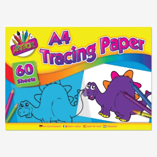 Art Box Tracing Paper Pad A4 60 Sheets (Pack of 12) TAL05069 TAL05069