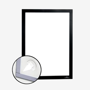 Durable Duraframe Wallpaper Infoframe A4 Black 4843 DB99073