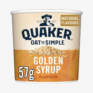 Quaker Oat So Simple Golden Syrup Pot 57g (8 pack) 121256 AU58994