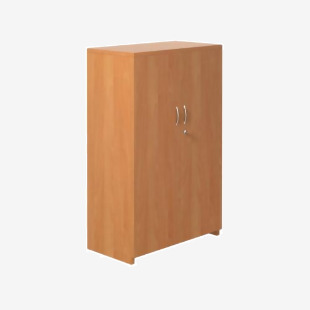 VOW 5 Star Modara Lockable Cupboard 2 Shelves 750x400x1200mm Bch KF822202 KF822202