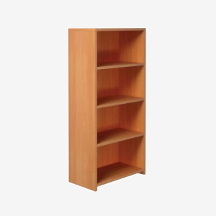 VOW 5 Star Modara Bookcase 3 Shelves 750x400x1600mm Beech KF822110 KF822110