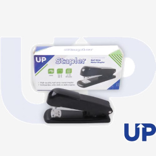 UP Half Strip Metal Stapler - Black (1) UP0100