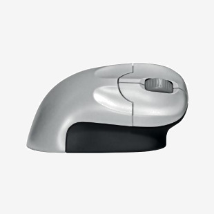 BakkerElkhuizen Vertical Grip Mouse Wireless Right Handed SilverBlack BNEGMW BAK99471