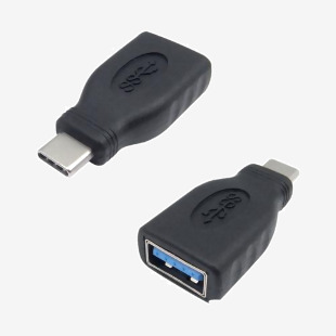 Connekt Gear USB 3 Adapter Type C Male To A Female + Otg Black 26-0430 GR02725