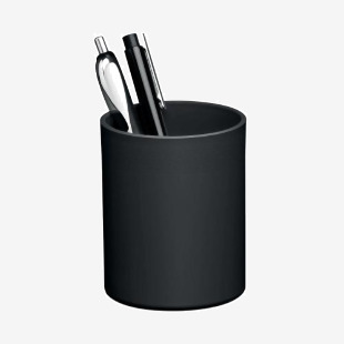 Durable ECO Recycled Plastic Pen Pot Black 775901 DB72973