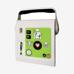 Smarty Saver Fully Automatic Defibrillator with Sturdy Defibrillator Case SM1B1002 WAC08937