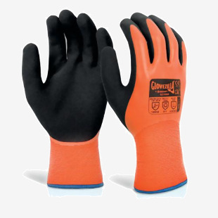Beeswift Glovezilla LatexThermal Gloves (Pack of 10) Orange S GZ105ORS BSW36190